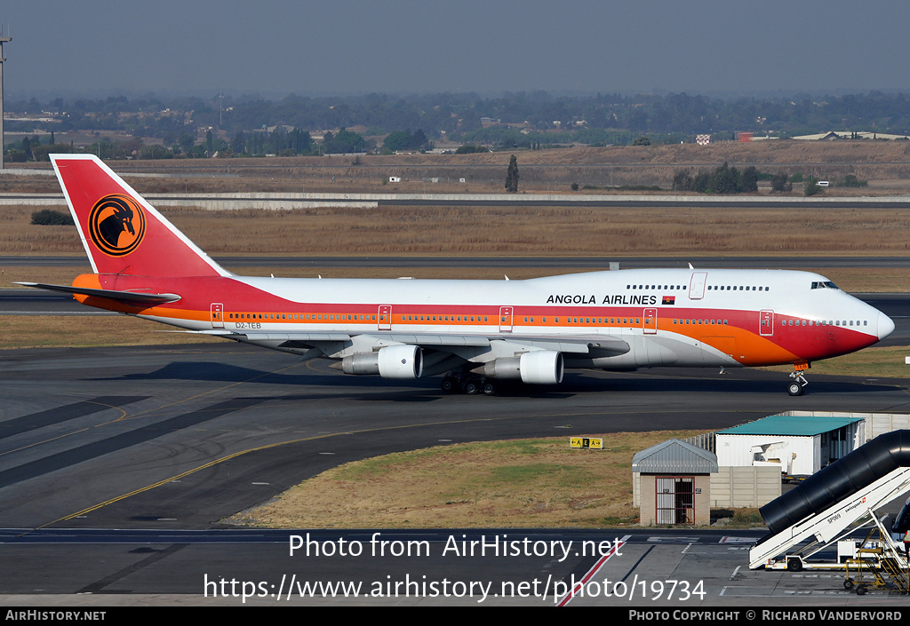 Aircraft Photo of D2-TEB | Boeing 747-357M | TAAG Angola Airlines - Linhas Aéreas de Angola | AirHistory.net #19734