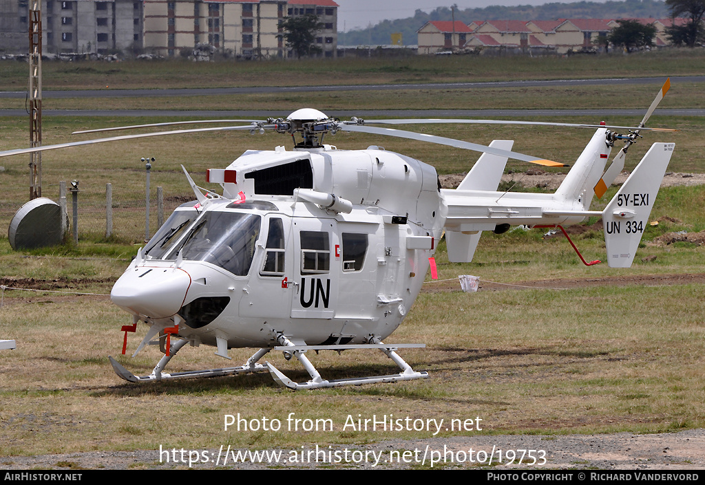 Aircraft Photo of 5Y-EXI | Eurocopter-Kawasaki BK-117C-1 | United Nations | AirHistory.net #19753
