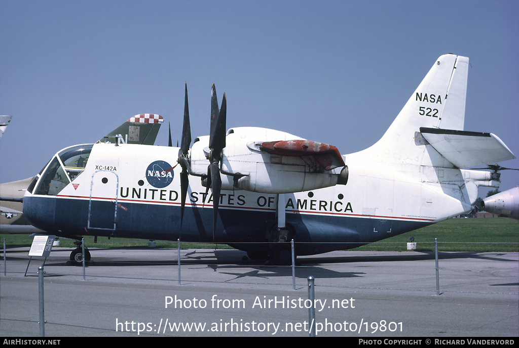 Aircraft Photo of NASA 522 | Vought/Hiller/Ryan XC-142A | NASA - National Aeronautics and Space Administration | AirHistory.net #19801