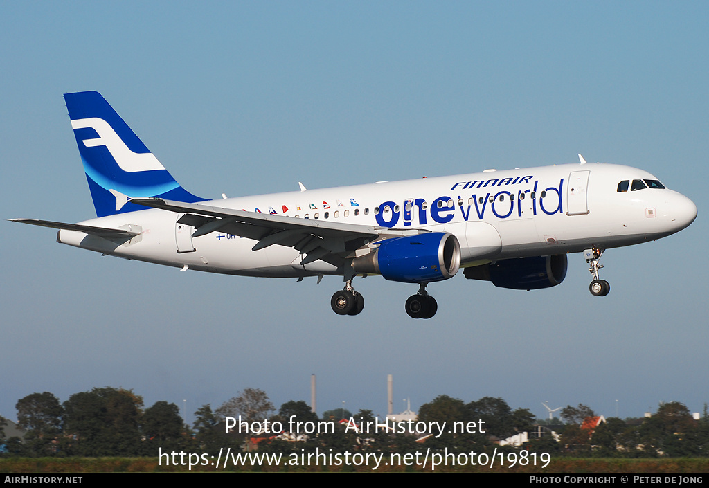 Aircraft Photo of OH-LVF | Airbus A319-112 | Finnair | AirHistory.net #19819