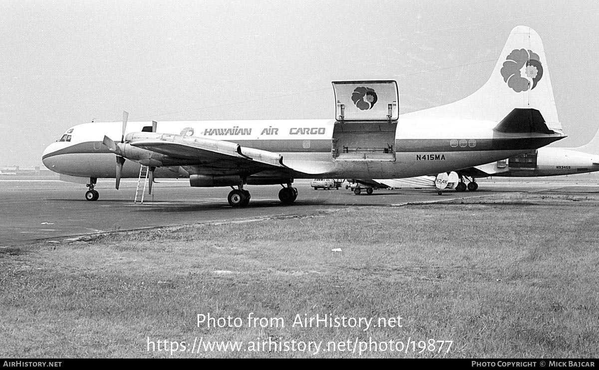 Aircraft Photo of N415MA | Lockheed L-188A Electra | Hawaiian Air Cargo | AirHistory.net #19877