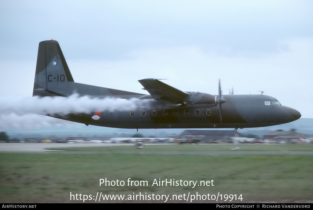 Aircraft Photo of C-10 | Fokker F27-300M Troopship | Netherlands - Air Force | AirHistory.net #19914