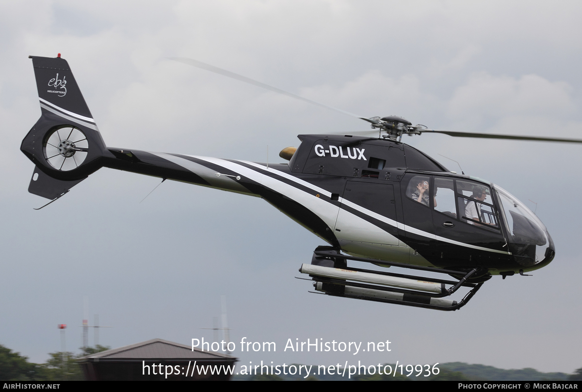 Aircraft Photo of G-DLUX | Eurocopter EC-120B Colibri | EBG Helicopters | AirHistory.net #19936