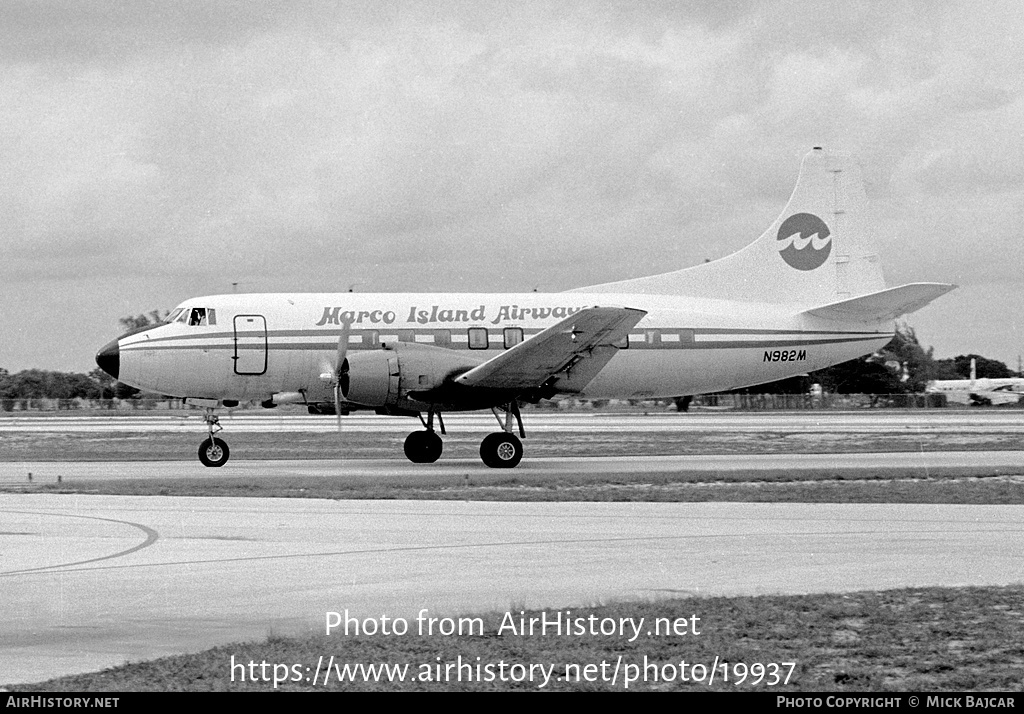 Aircraft Photo of N982M | Martin 404 | Marco Island Airways | AirHistory.net #19937