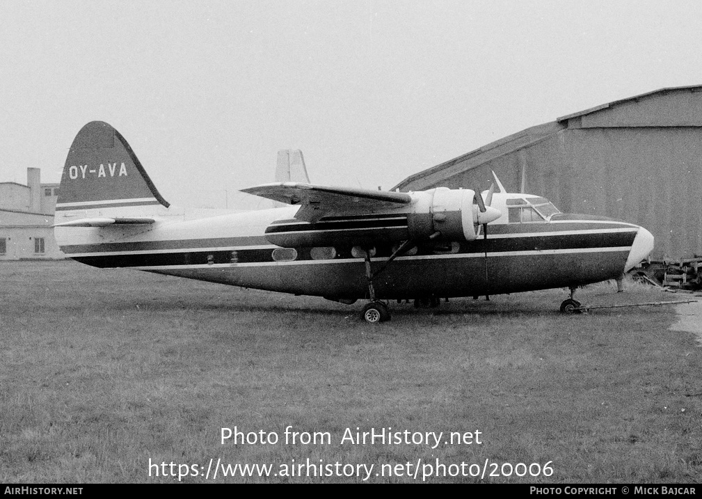 Aircraft Photo of OY-AVA | Hunting Percival P.66 Pembroke C.1 | AirHistory.net #20006