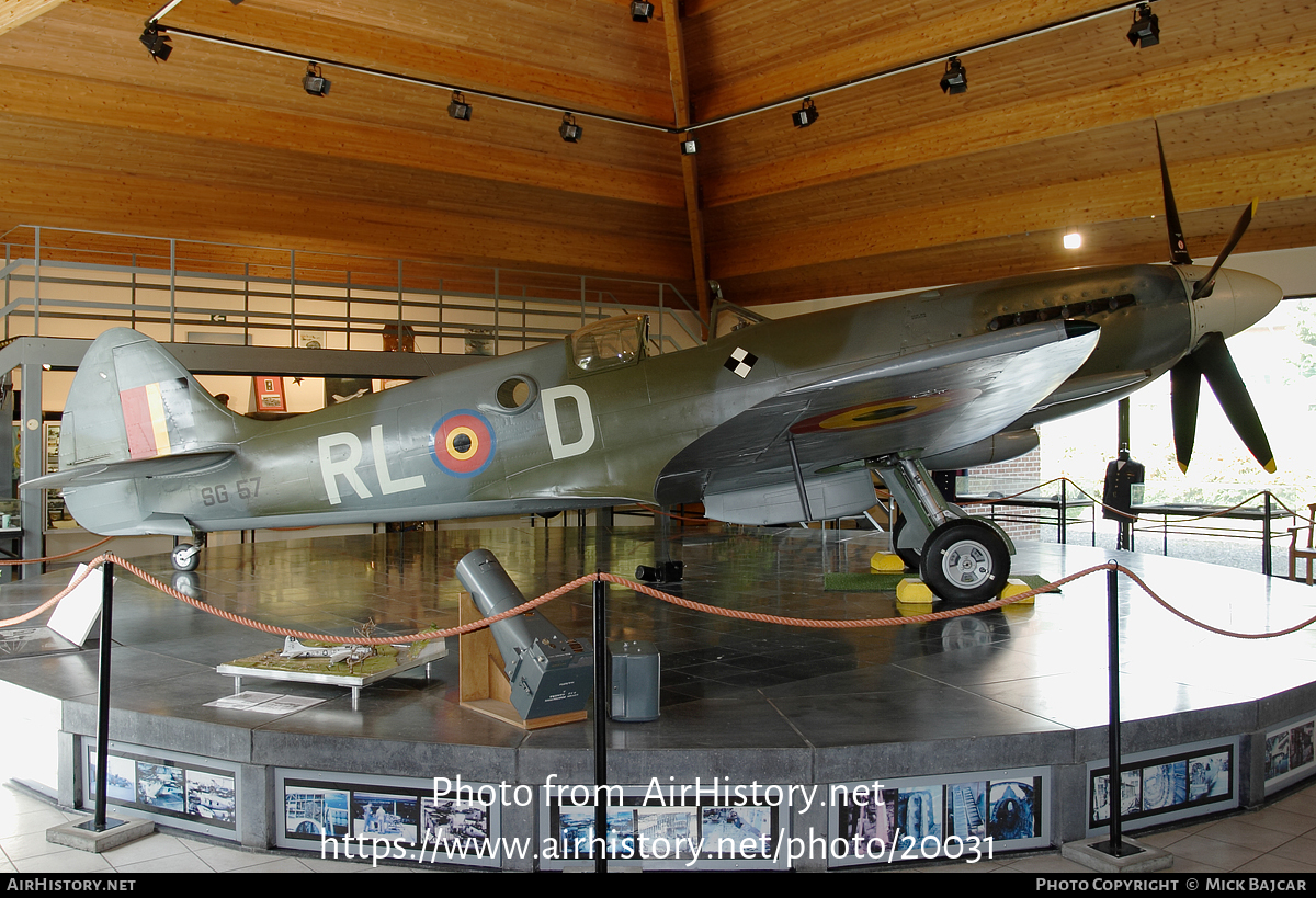 Aircraft Photo of SG-57 | Supermarine 379 Spitfire F14E | Belgium - Air Force | AirHistory.net #20031