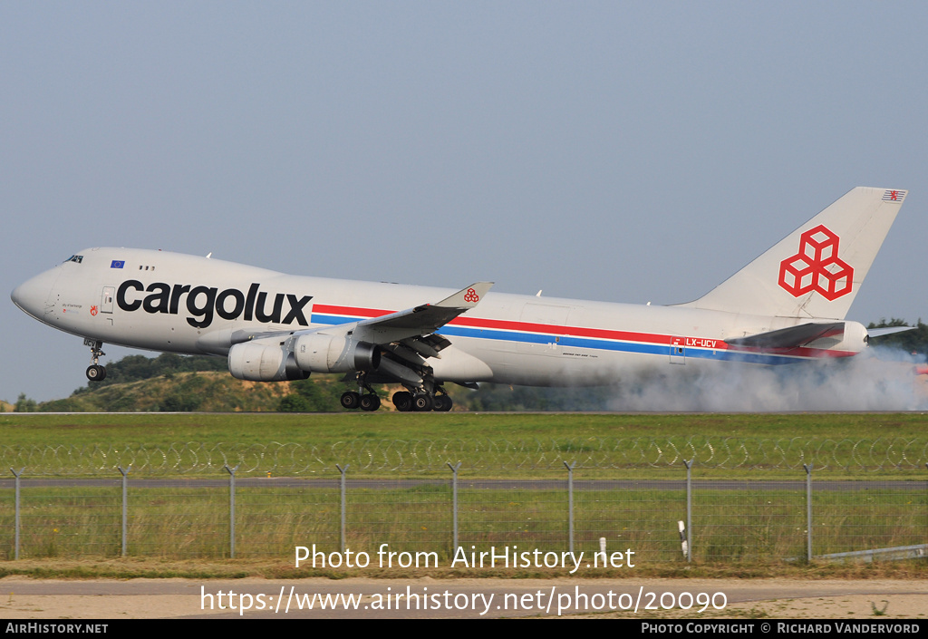 Aircraft Photo of LX-UCV | Boeing 747-4R7F/SCD | Cargolux | AirHistory.net #20090