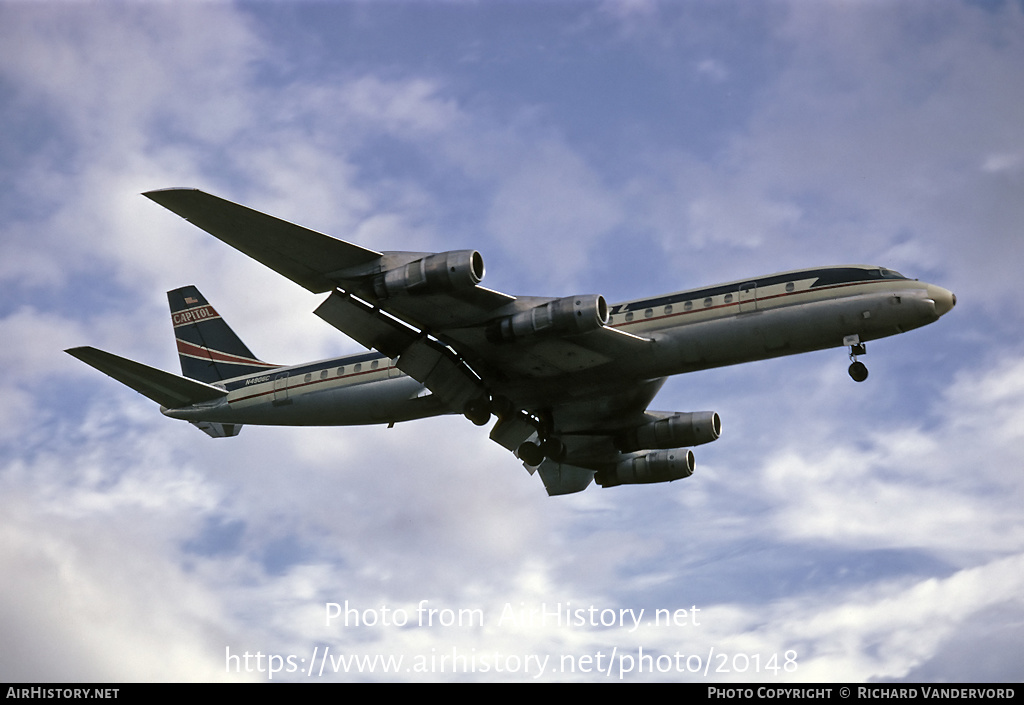 Aircraft Photo of N4906C | Douglas DC-8-55 | Capitol Airways | AirHistory.net #20148