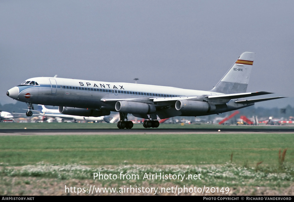 Aircraft Photo of EC-BTE | Convair 990A (30A-5) | Spantax | AirHistory.net #20149