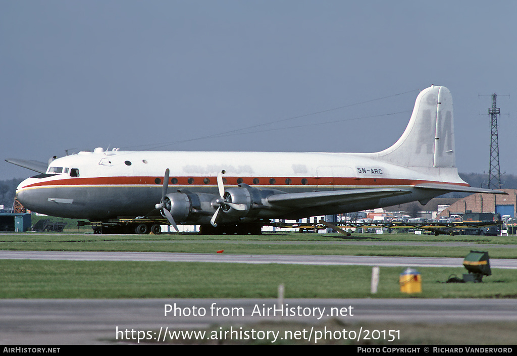 Aircraft Photo of 5N-ARC | Douglas DC-4-1009 | Arax Airlines | AirHistory.net #20151