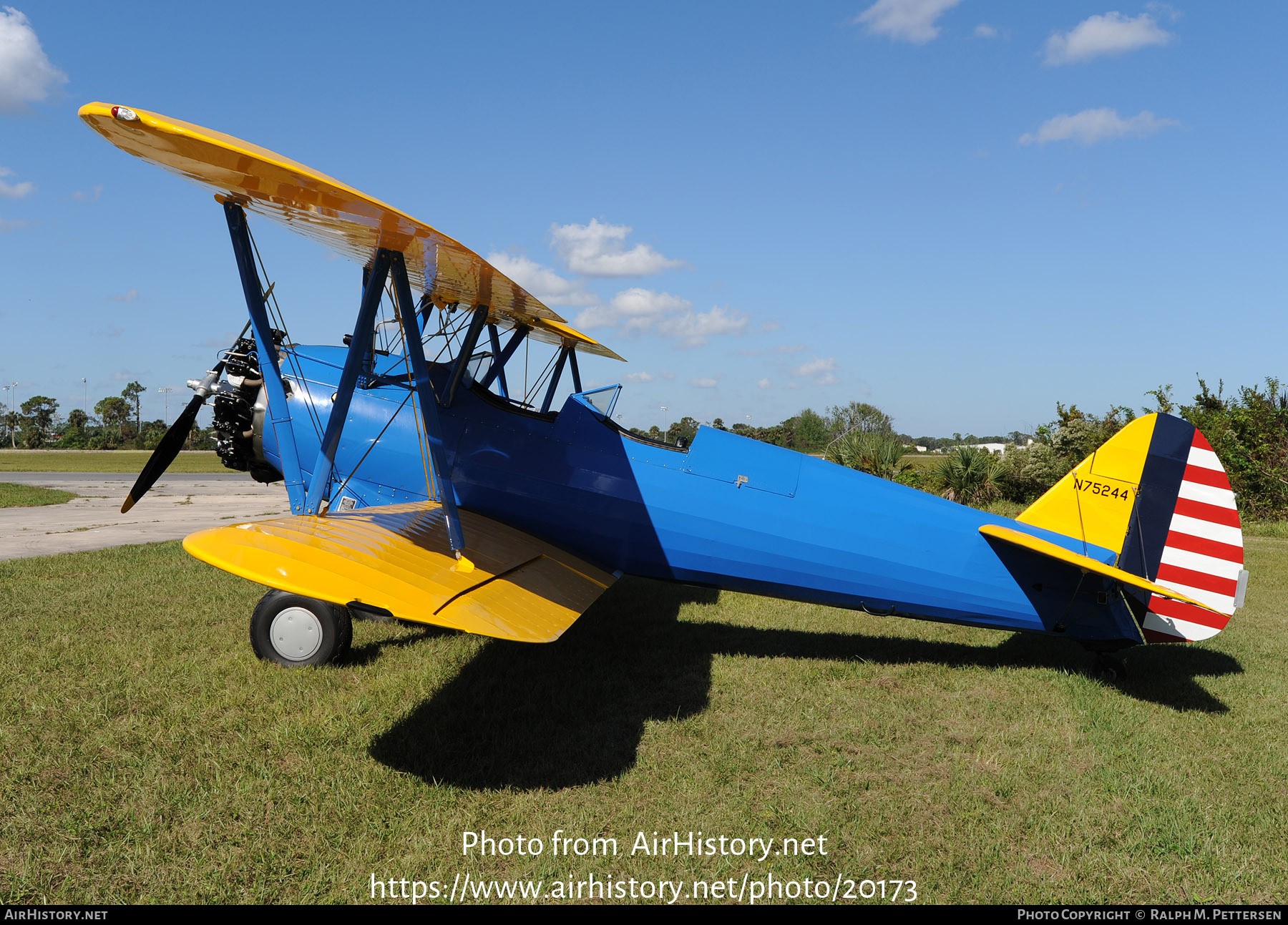 Aircraft Photo of N75244 | Boeing PT-17 Kaydet (A75N1) | AirHistory.net #20173