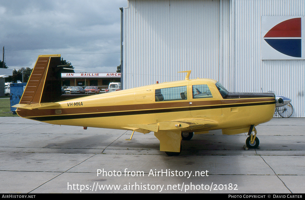 Aircraft Photo of VH-MNA | Mooney M-20F Executive | AirHistory.net #20182