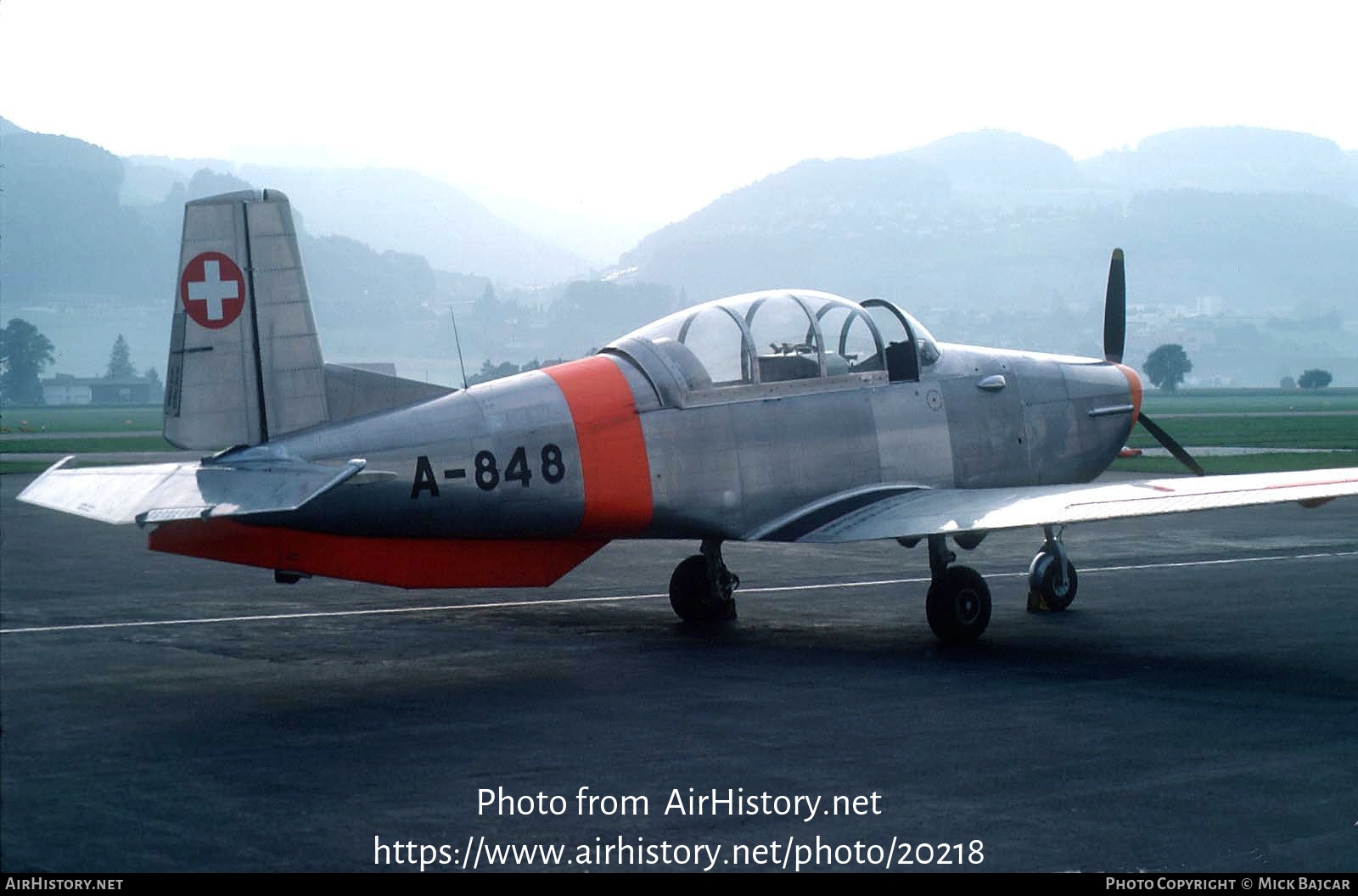 Aircraft Photo of A-848 | Pilatus P-3-05 | Switzerland - Air Force | AirHistory.net #20218