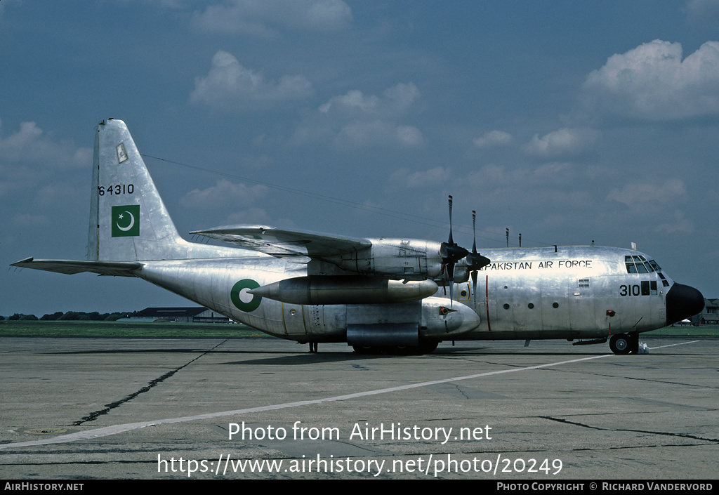 Aircraft Photo of 64310 | Lockheed C-130E Hercules (L-382) | Pakistan - Air Force | AirHistory.net #20249