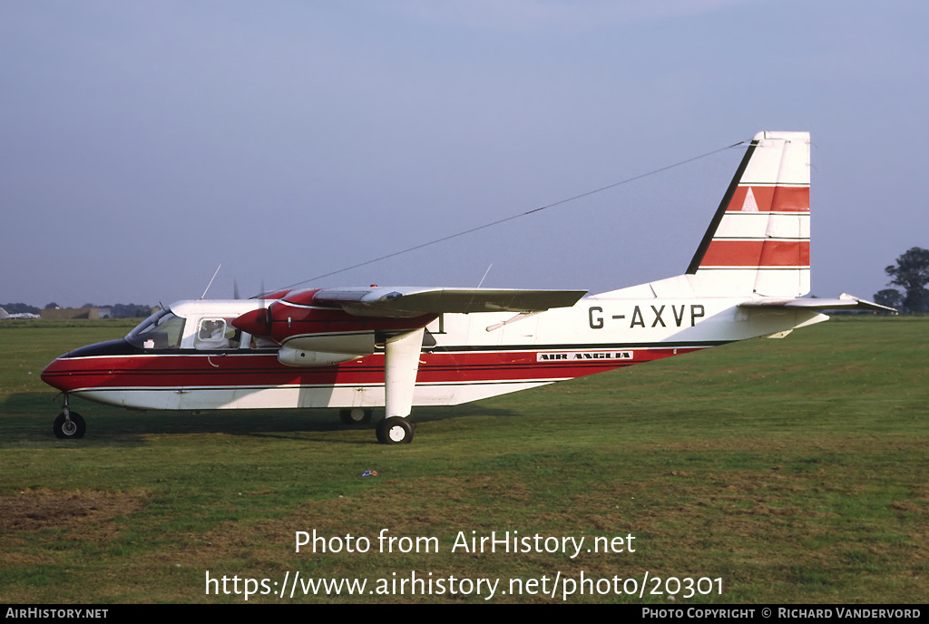 Aircraft Photo of G-AXVP | Britten-Norman BN-2A Islander | Air Anglia | AirHistory.net #20301