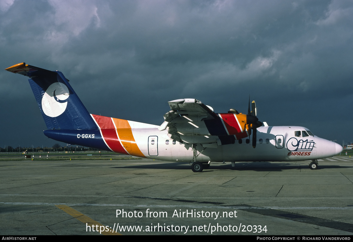 Aircraft Photo of C-GGXS | De Havilland Canada DHC-7-102 Dash 7 | City Express - Cité Express | AirHistory.net #20334