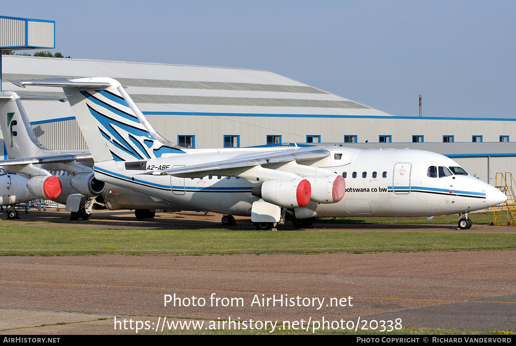 Aircraft Photo of A2-ABF | British Aerospace BAe-146-100 | Air Botswana | AirHistory.net #20338