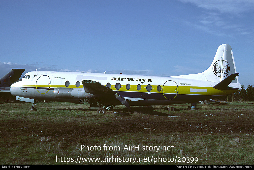 Aircraft Photo of G-BDRC | Vickers 724 Viscount | Janus Airways | AirHistory.net #20399