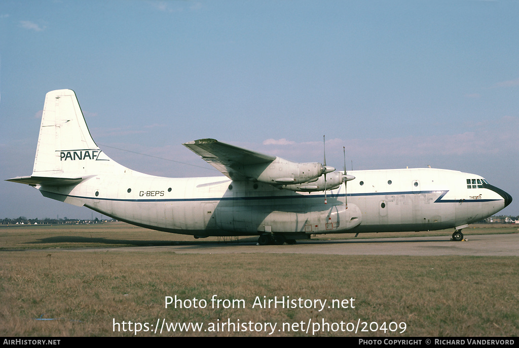 Aircraft Photo of G-BEPS | Short SC.5 Belfast C1 | PANAF - Pan African Air Industries | AirHistory.net #20409