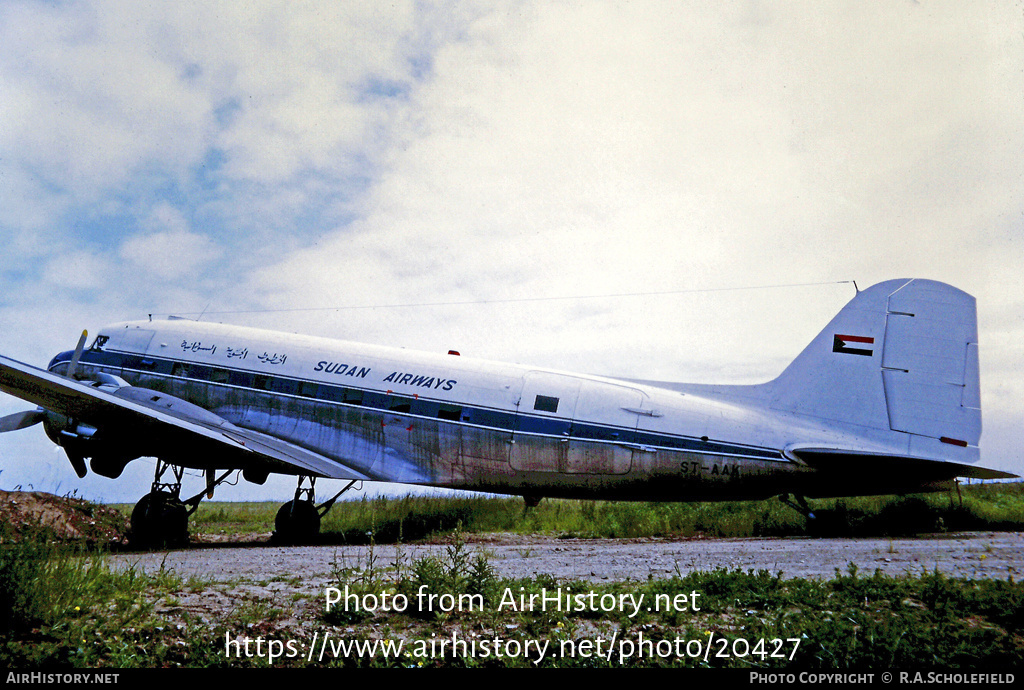 Aircraft Photo of ST-AAK | Douglas C-47B Skytrain | Sudan Airways | AirHistory.net #20427