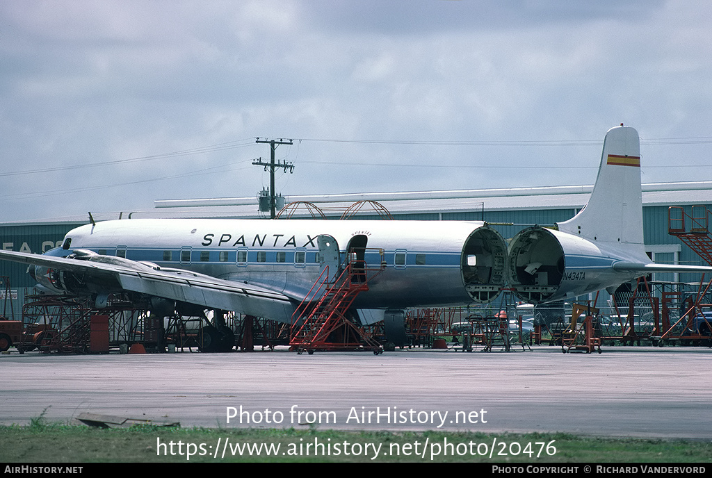 Aircraft Photo of N434TA | Douglas DC-6B(ST) | Spantax | AirHistory.net #20476