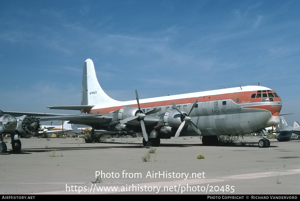 Aircraft Photo of N74603 | Boeing 377-10-30 Stratocruiser | Aero Spacelines | AirHistory.net #20485