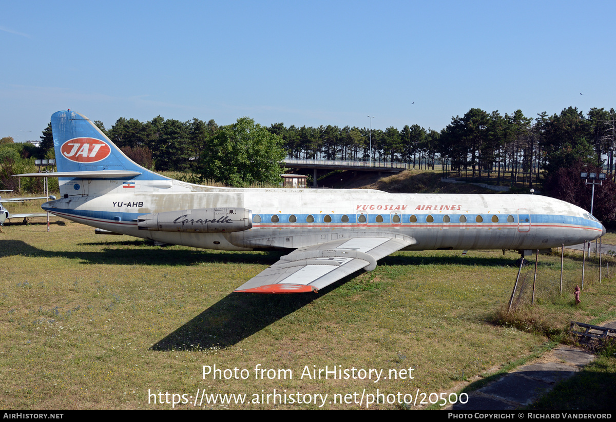 Aircraft Photo of YU-AHB | Sud SE-210 Caravelle VI-N | JAT Yugoslav Airlines - Jugoslovenski Aerotransport | AirHistory.net #20500