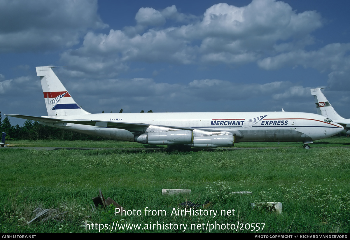 Aircraft Photo of 5N-MXX | Boeing 707-323C | Merchant Express | AirHistory.net #20557