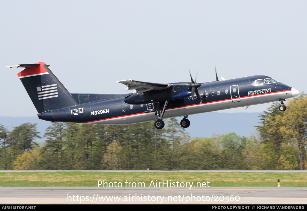 Aircraft Photo of N329EN | De Havilland Canada DHC-8-311 Dash 8 | US Airways Express | AirHistory.net #20560