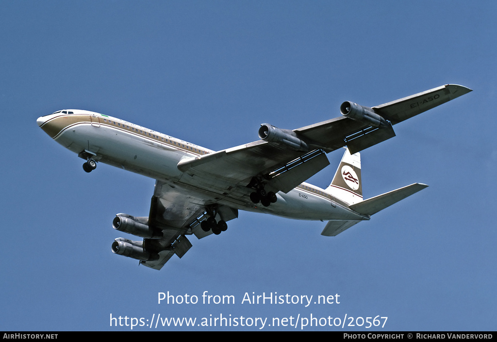 Aircraft Photo of EI-ASO | Boeing 707-349C | Libyan Arab Airlines | AirHistory.net #20567