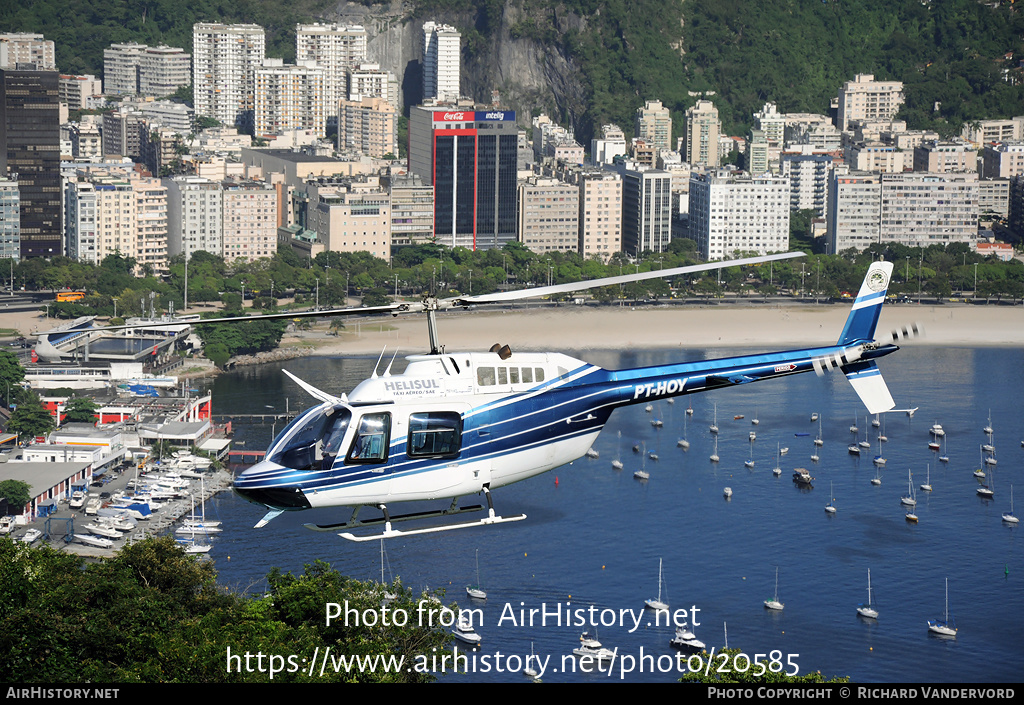 Aircraft Photo of PT-HOY | Bell 206B-3 JetRanger III | Helisul Táxi Aéreo | AirHistory.net #20585