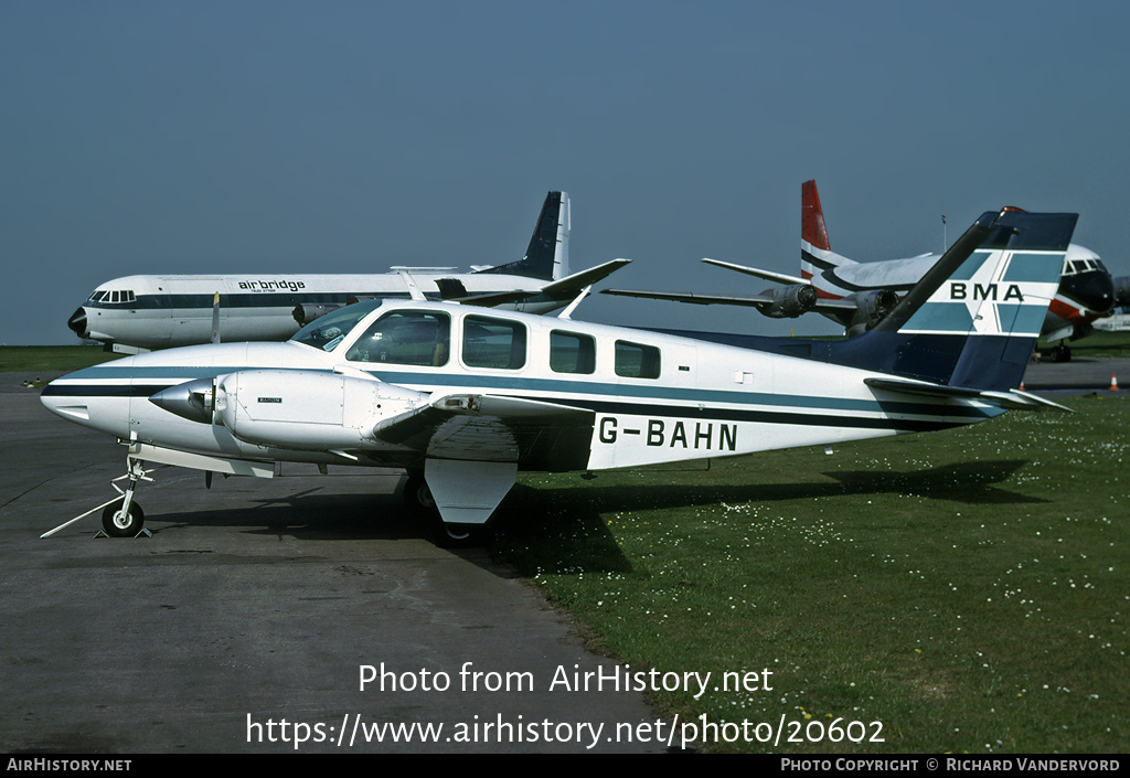 Aircraft Photo of G-BAHN | Beech 58 Baron | British Midland Airways - BMA | AirHistory.net #20602