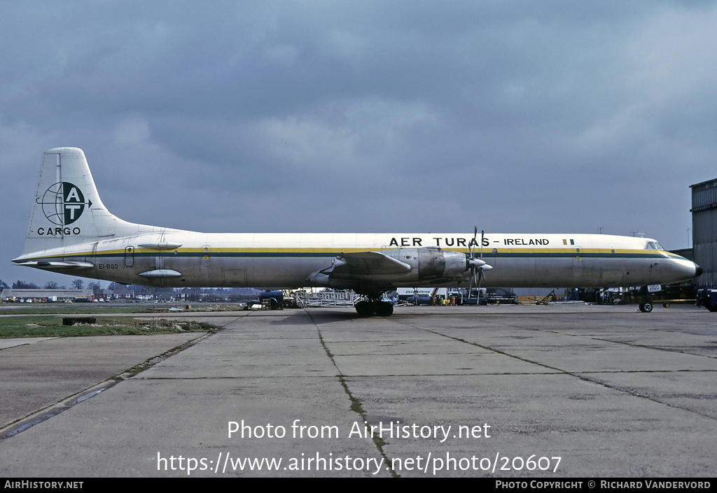 Aircraft Photo of EI-BGO | Canadair CL-44J | Aer Turas | AirHistory.net #20607