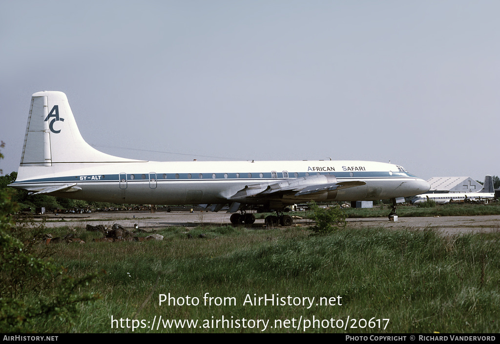 Aircraft Photo of 5Y-ALT | Bristol 175 Britannia 313 | African Safari Airways - ASA | AirHistory.net #20617