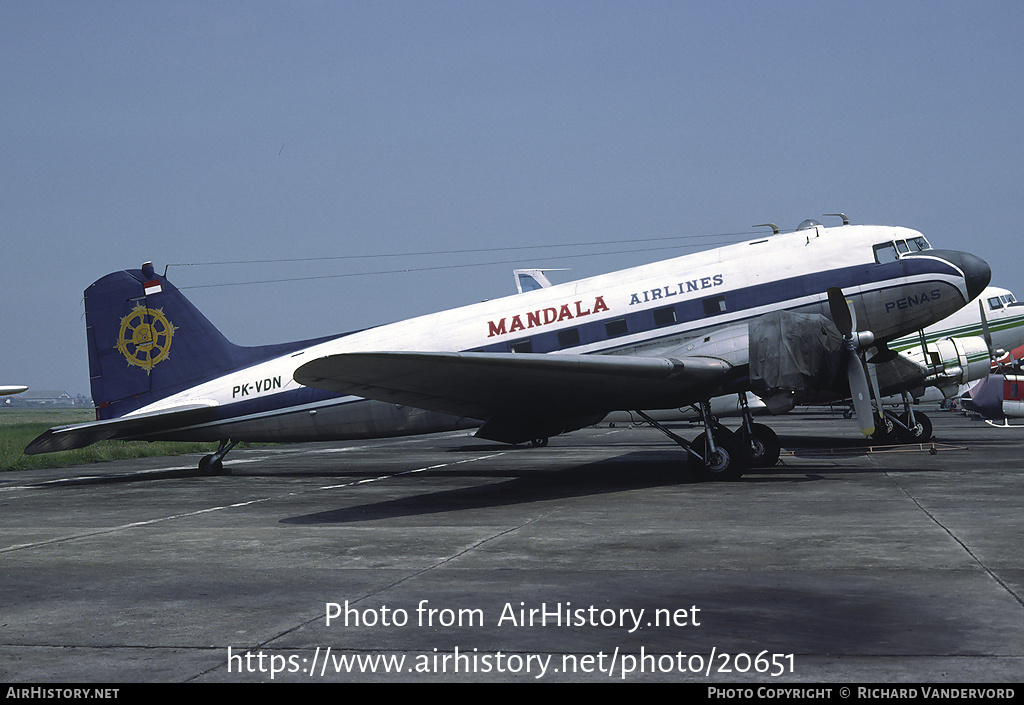 Aircraft Photo of PK-VDN | Douglas C-47A Skytrain | Mandala Airlines | AirHistory.net #20651