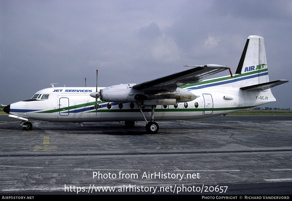 Aircraft Photo of F-GCJV | Fokker F27-400 Friendship | Air Jet | AirHistory.net #20657