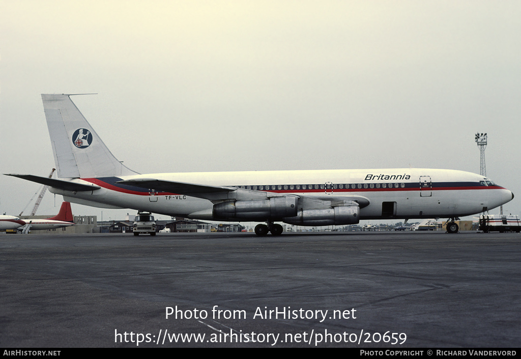 Aircraft Photo of TF-VLC | Boeing 720-047B | Britannia Airways | AirHistory.net #20659