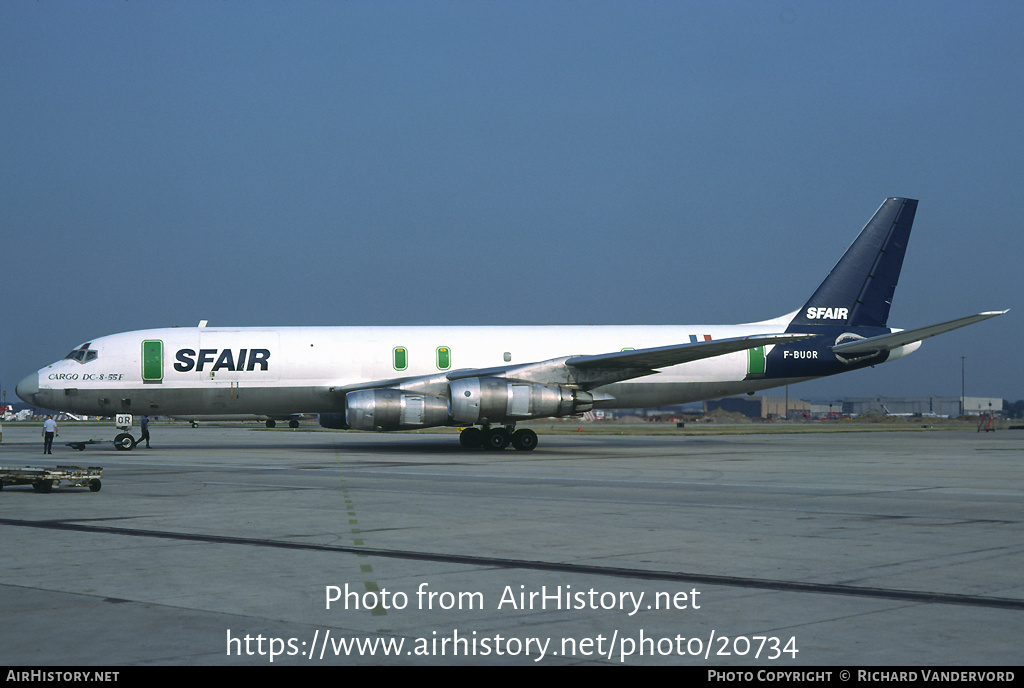 Aircraft Photo of F-BUOR | Douglas DC-8-55(F) | SFAir | AirHistory.net #20734