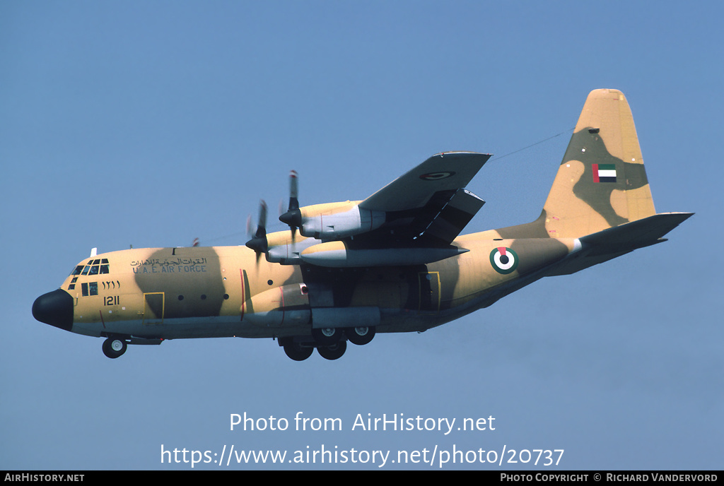 Aircraft Photo of 1211 / ۱۲۱۱ | Lockheed C-130H Hercules | United Arab Emirates - Air Force | AirHistory.net #20737