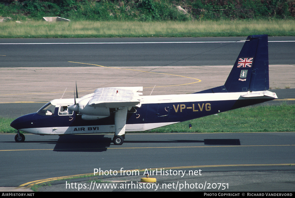 Aircraft Photo of VP-LVG | Britten-Norman BN-2A Islander | Air BVI | AirHistory.net #20751