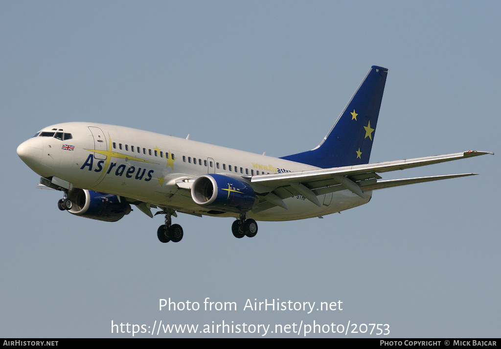 Aircraft Photo of G-STRF | Boeing 737-76N | Astraeus Airlines | AirHistory.net #20753