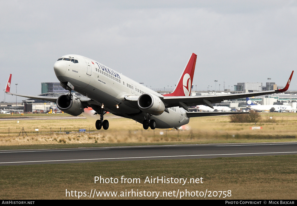 Aircraft Photo of TC-JGE | Boeing 737-8F2 | Turkish Airlines | AirHistory.net #20758