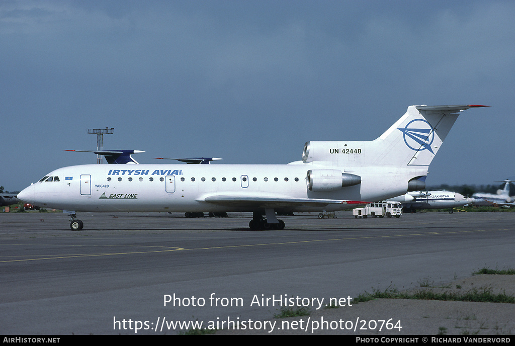 Aircraft Photo of UN-42448 | Yakovlev Yak-42D | Irtysh Avia | AirHistory.net #20764