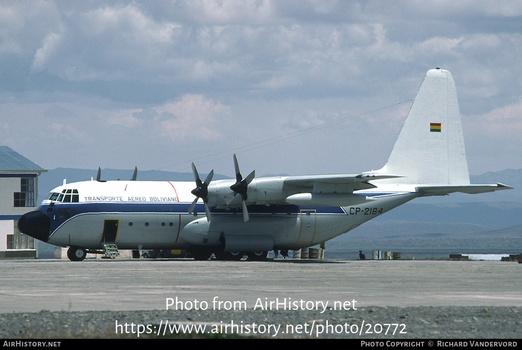 Aircraft Photo of CP-2184 | Lockheed C-130A Hercules (L-182) | Transporte Aereo Boliviano | AirHistory.net #20772