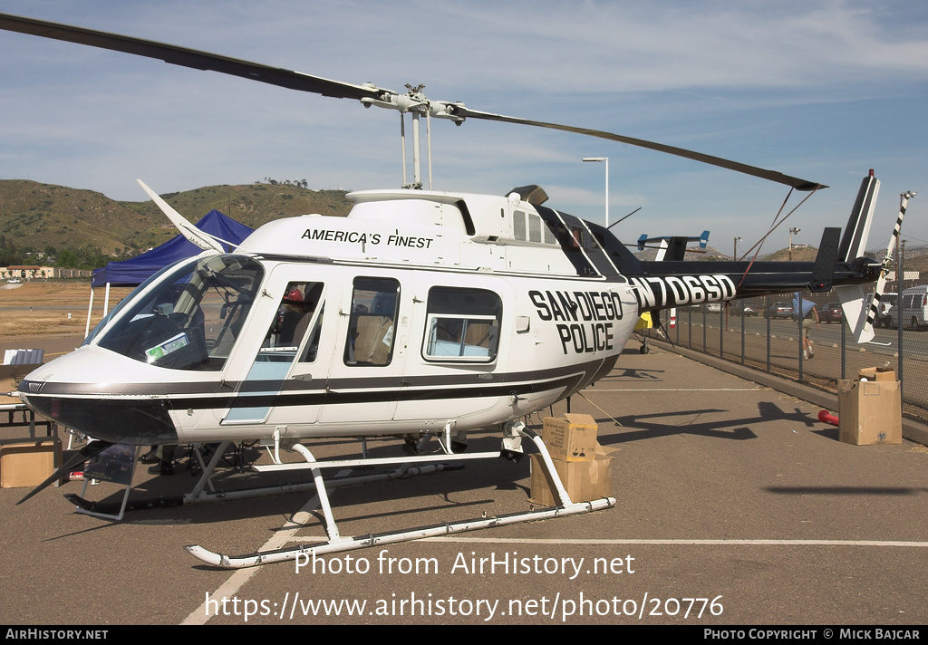 Aircraft Photo of N706SD | Bell 206L-4 LongRanger IV | San Diego Police Department | AirHistory.net #20776