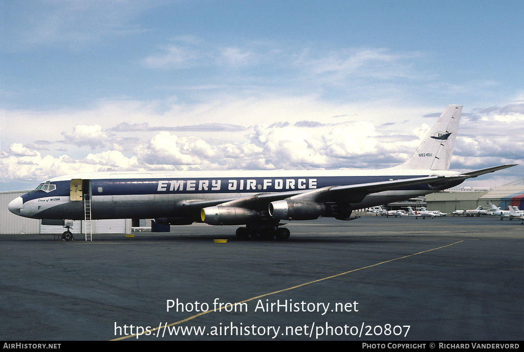 Aircraft Photo of N8245U | Douglas DC-8-33(F) | Emery Air Force | AirHistory.net #20807