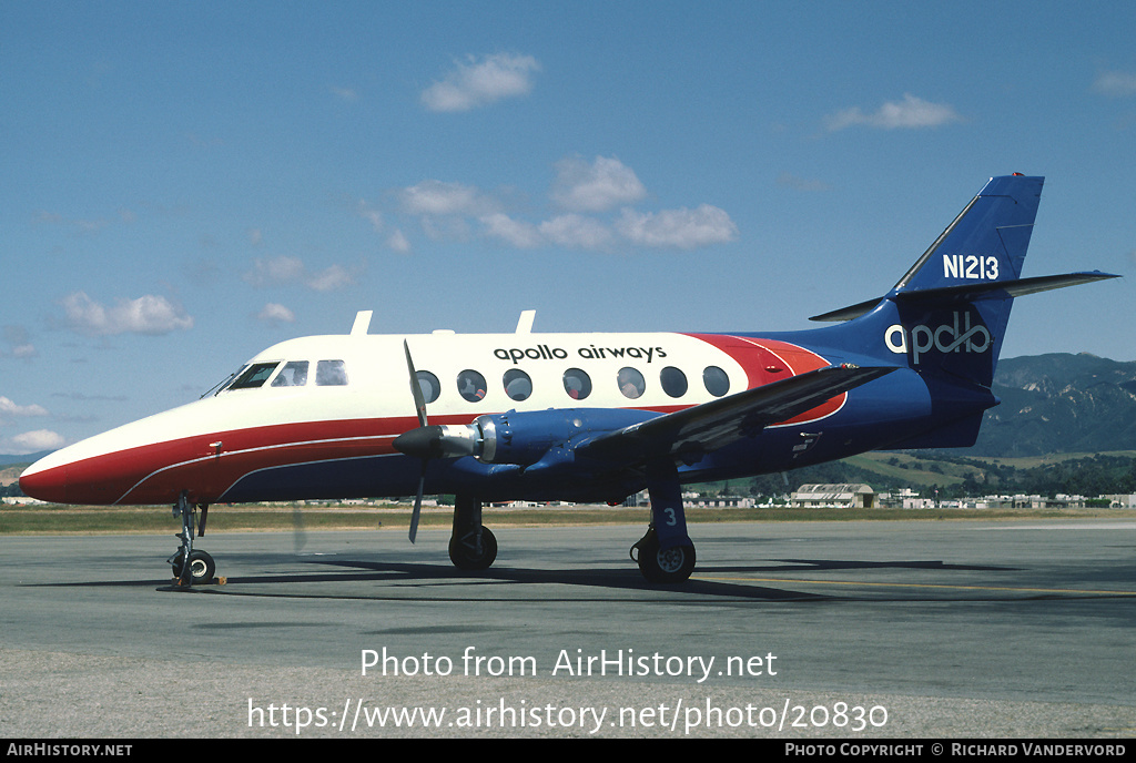 Aircraft Photo of N1213 | Handley Page HP-137 Jetstream 1 | Apollo Airways | AirHistory.net #20830