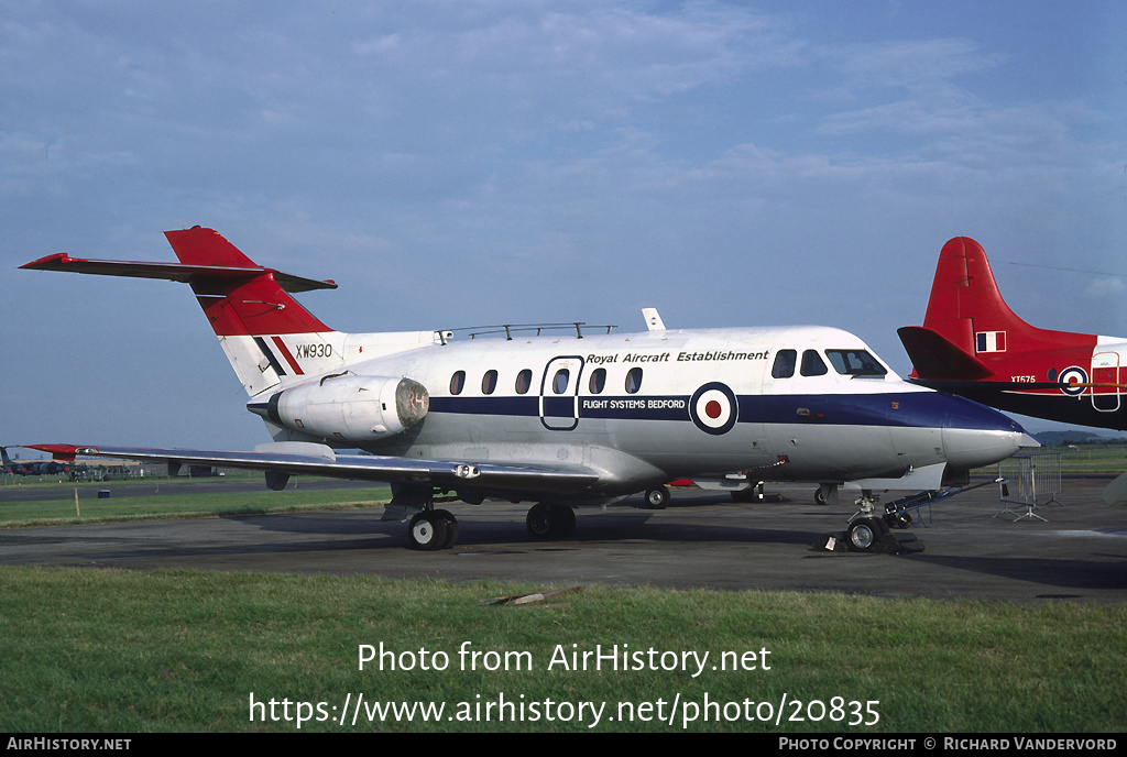 Aircraft Photo of XW930 | Hawker Siddeley HS-125-1B | UK - Air Force | AirHistory.net #20835