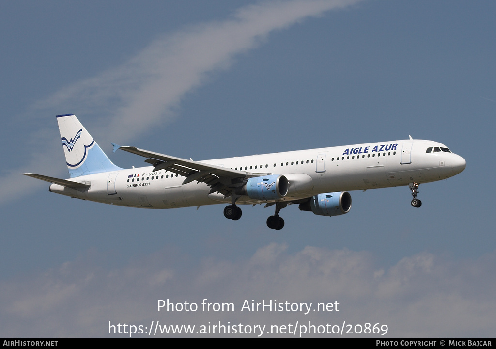 Aircraft Photo of F-GUAA | Airbus A321-211 | Aigle Azur | AirHistory.net #20869