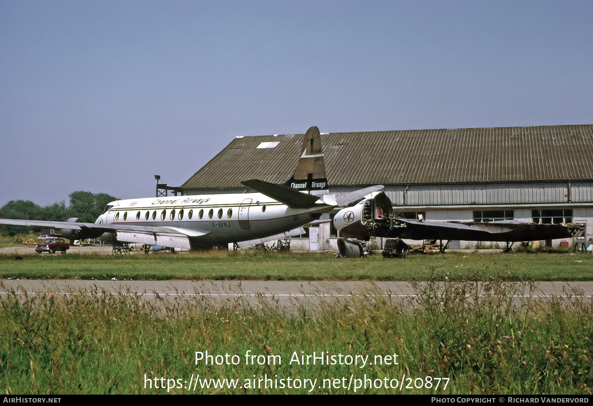 Aircraft Photo of G-AVNJ | Vickers 812 Viscount | Channel Airways | AirHistory.net #20877